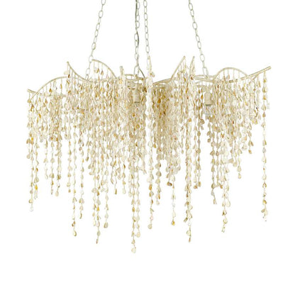 Palecek Calabria 4 Light 48" Wide Beaded Chandelier