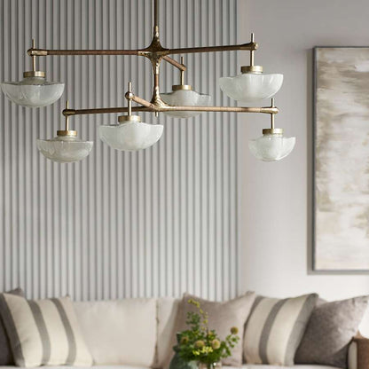 Palecek Cicero 6 Light 50" Wide Chandelier