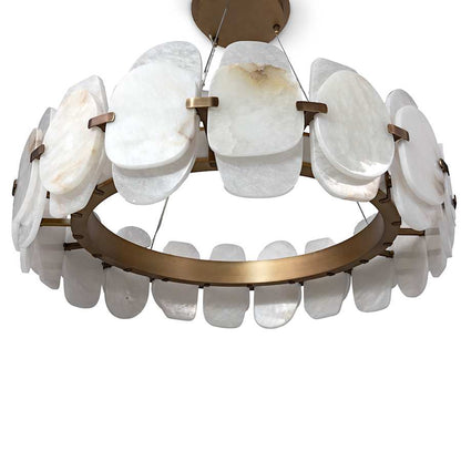Palecek Charlize 43" Wide Ring Chandelier