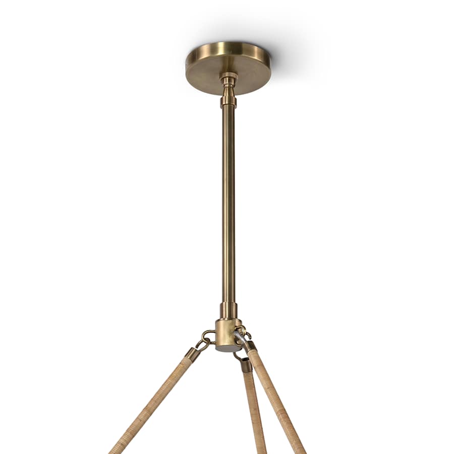 Palecek Hendrick 6 Light 43" Wide Ring Chandelier