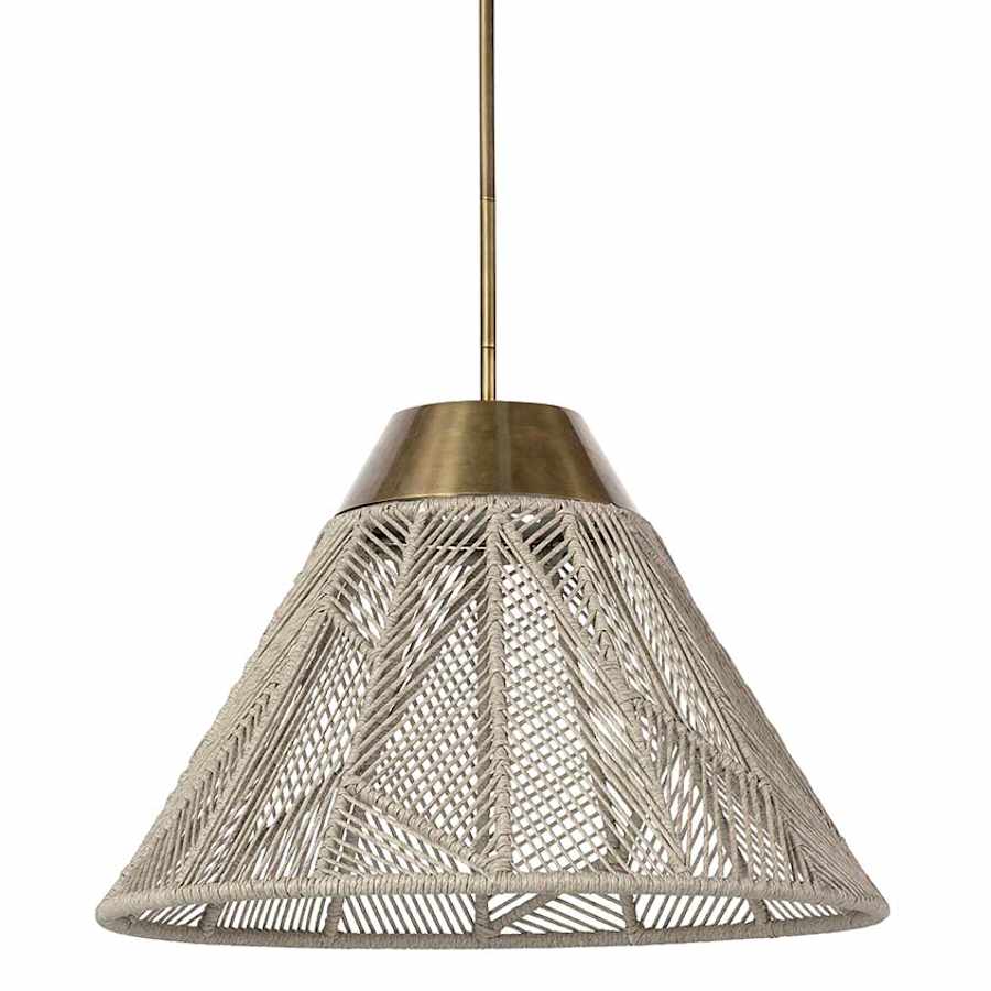 Palecek Salerno 2 Light 30" Wide Outdoor Pendant