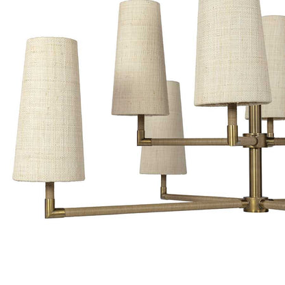 Palecek Irving 8 Light 49" Wide Chandelier