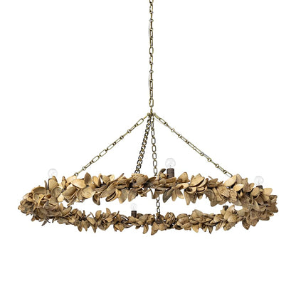 Palecek Siena 4 Light 55" Wide Ring Chandelier