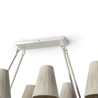 Palecek Lassiter 8 Light 56" Wide Linear Chandelier