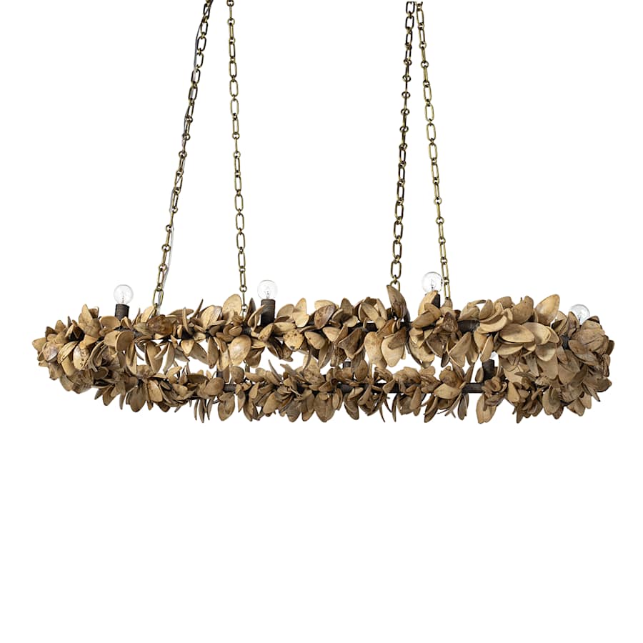 Palecek Siena 8 Light 61" Wide Ring Chandelier