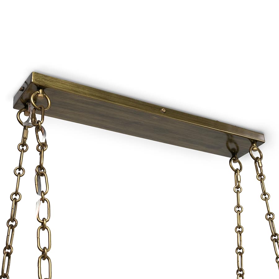 Palecek Siena 8 Light 61" Wide Ring Chandelier