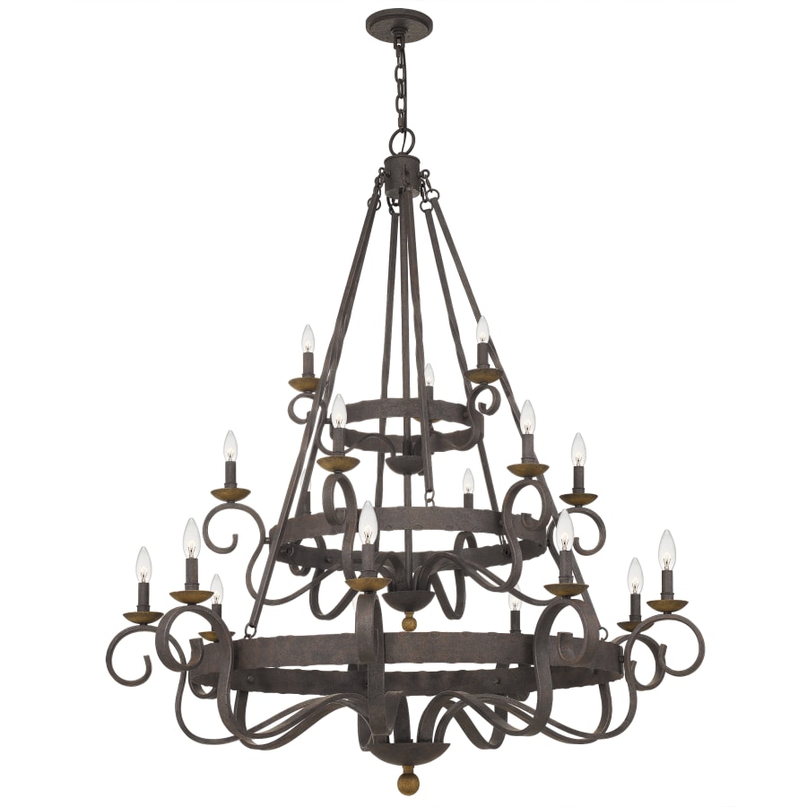 Quoizel Noble 18 Light 48" Wide Taper Candle Chandelier