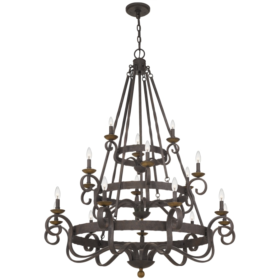 Quoizel Noble 18 Light 48" Wide Taper Candle Chandelier