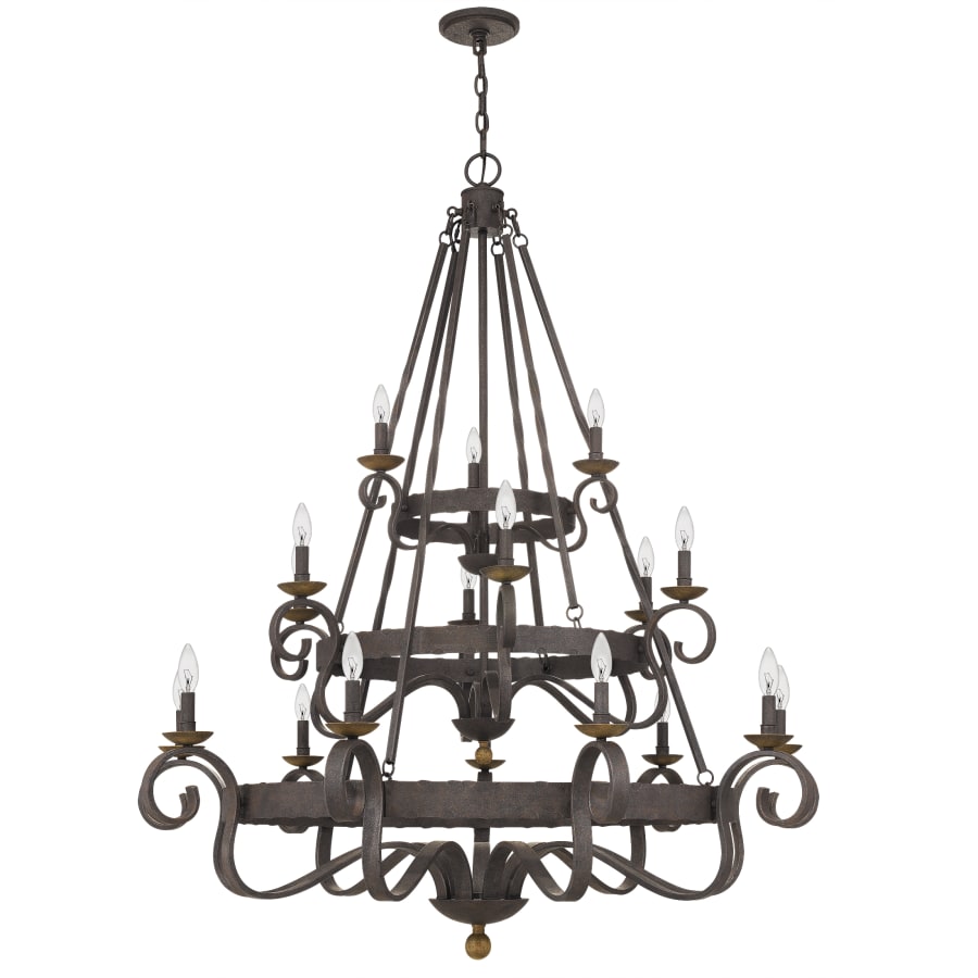 Quoizel Noble 18 Light 48" Wide Taper Candle Chandelier