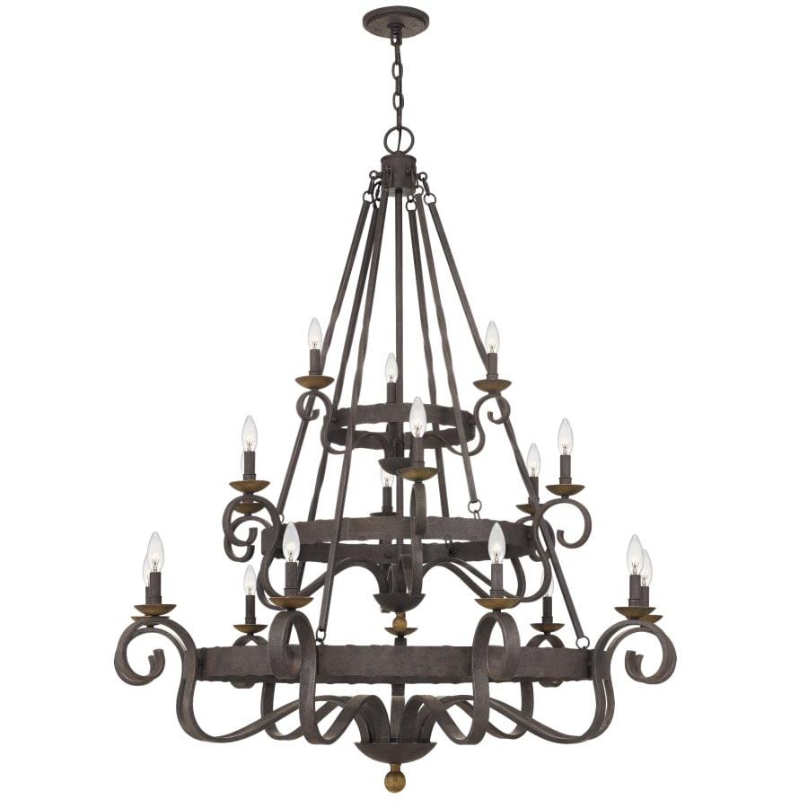 Quoizel Noble 18 Light 48" Wide Taper Candle Chandelier
