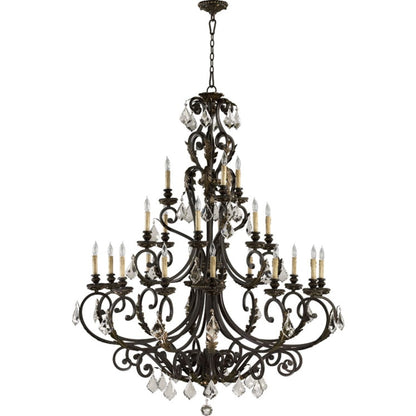 Quorum International Rio Salado 21 Light 3 Tier Chandelier