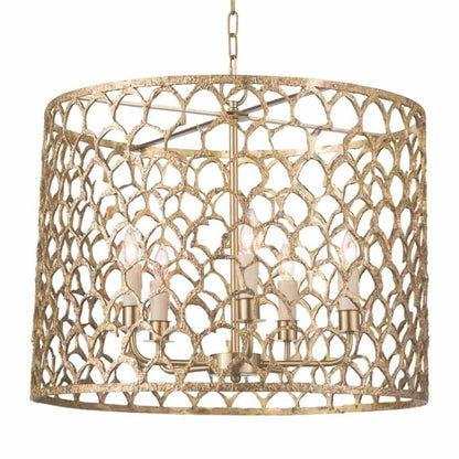 Regina Andrew Cabana 5 Light 23" Wide Pillar Candle Drum Chandelier
