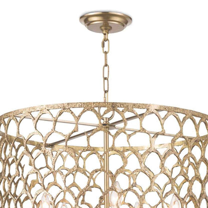 Regina Andrew Cabana 5 Light 23" Wide Pillar Candle Drum Chandelier