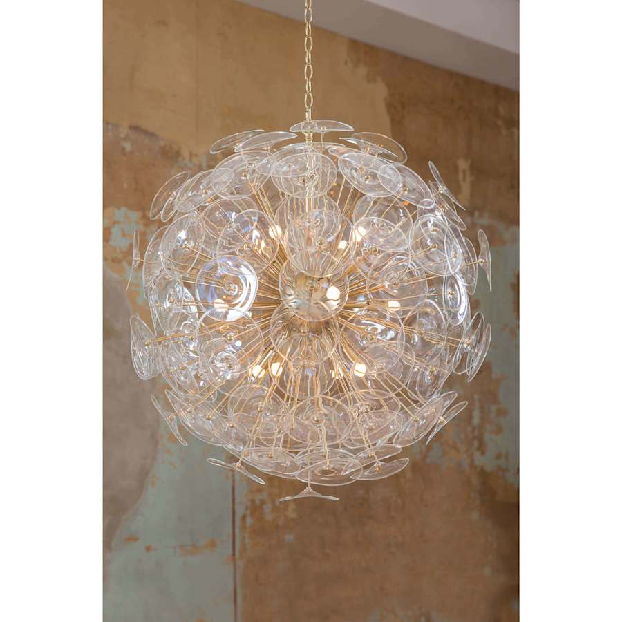 Regina Andrew Poppy 12 Light 33" Wide Globe Chandelier