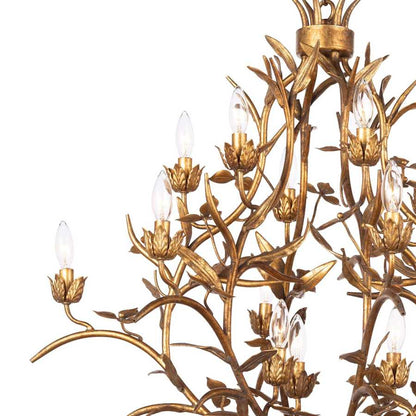 Regina Andrew Trillium 15 Light 34" Wide Candle Style Chandelier