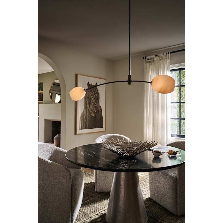 Regina Andrew Artemis 6 Light 59" Wide Linear Chandelier