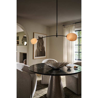 Regina Andrew Artemis 6 Light 59" Wide Linear Chandelier