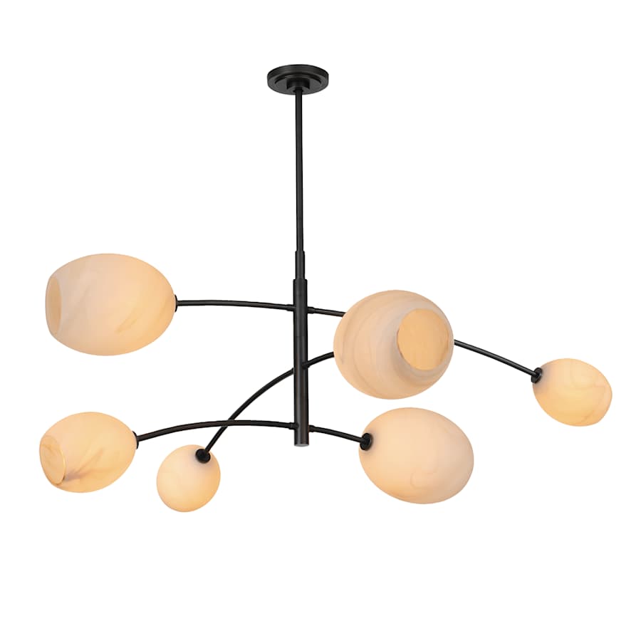 Regina Andrew Artemis 6 Light 59" Wide Linear Chandelier