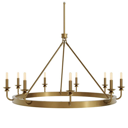 Robert Abbey William 9 Light 49" Wide Chandelier