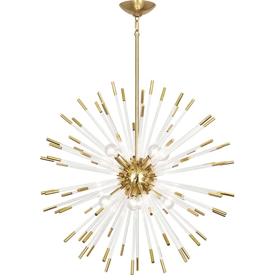 Robert Abbey Andromeda 8 Light 28" Wide Sputnik Chandelier
