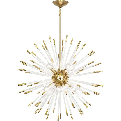 Robert Abbey Andromeda 8 Light 28" Wide Sputnik Chandelier