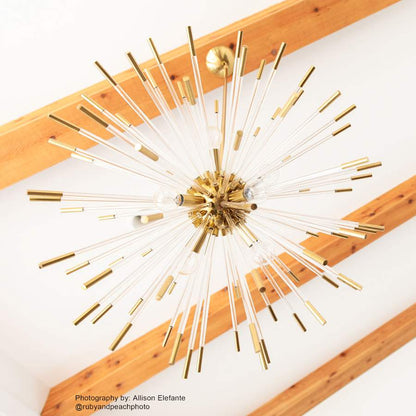 Robert Abbey Andromeda 8 Light 28" Wide Sputnik Chandelier
