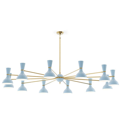 Robert Abbey Clare 12 Light 76" Wide Chandelier