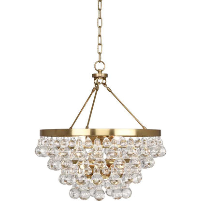 Robert Abbey Bling 4 Light 21" Wide Waterfall Chandelier