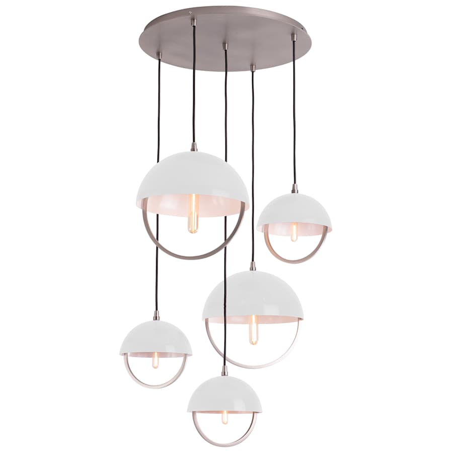 Robert Abbey Mavisten Edition Copernica 5 Light 30" Wide LED Multi Light Pendant
