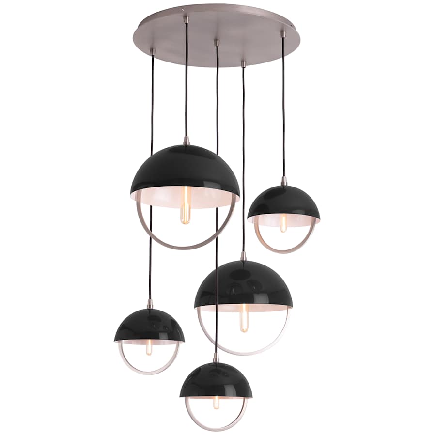 Robert Abbey Mavisten Edition Copernica 5 Light 30" Wide LED Multi Light Pendant