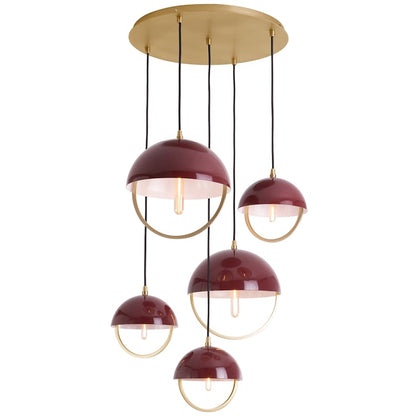 Robert Abbey Mavisten Edition Copernica 5 Light 30" Wide LED Multi Light Pendant