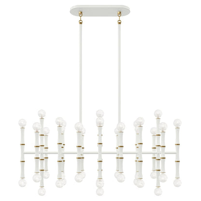Robert Abbey Kane 42 Light 38" Wide Abstract Chandelier