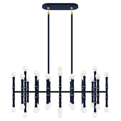 Robert Abbey Kane 42 Light 38" Wide Abstract Chandelier
