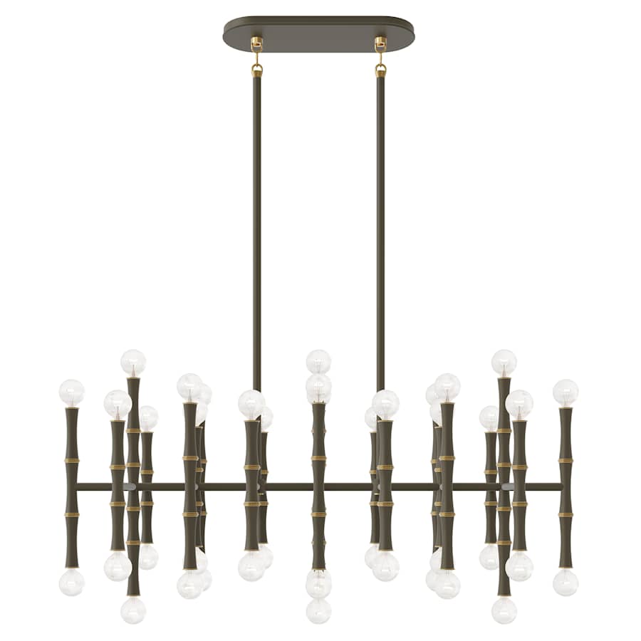 Robert Abbey Kane 42 Light 38" Wide Abstract Chandelier