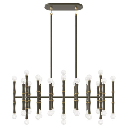 Robert Abbey Kane 42 Light 38" Wide Abstract Chandelier