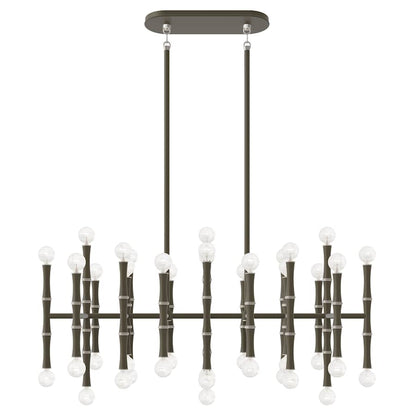 Robert Abbey Kane 42 Light 38" Wide Abstract Chandelier