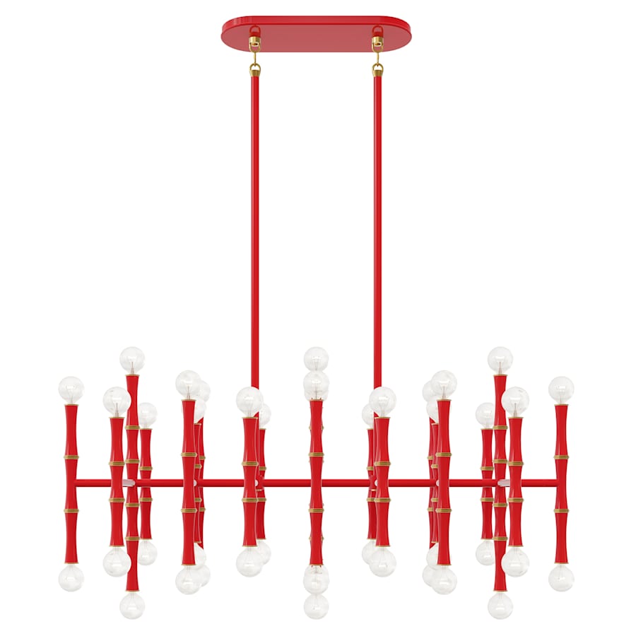 Robert Abbey Kane 42 Light 38" Wide Abstract Chandelier
