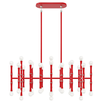 Robert Abbey Kane 42 Light 38" Wide Abstract Chandelier