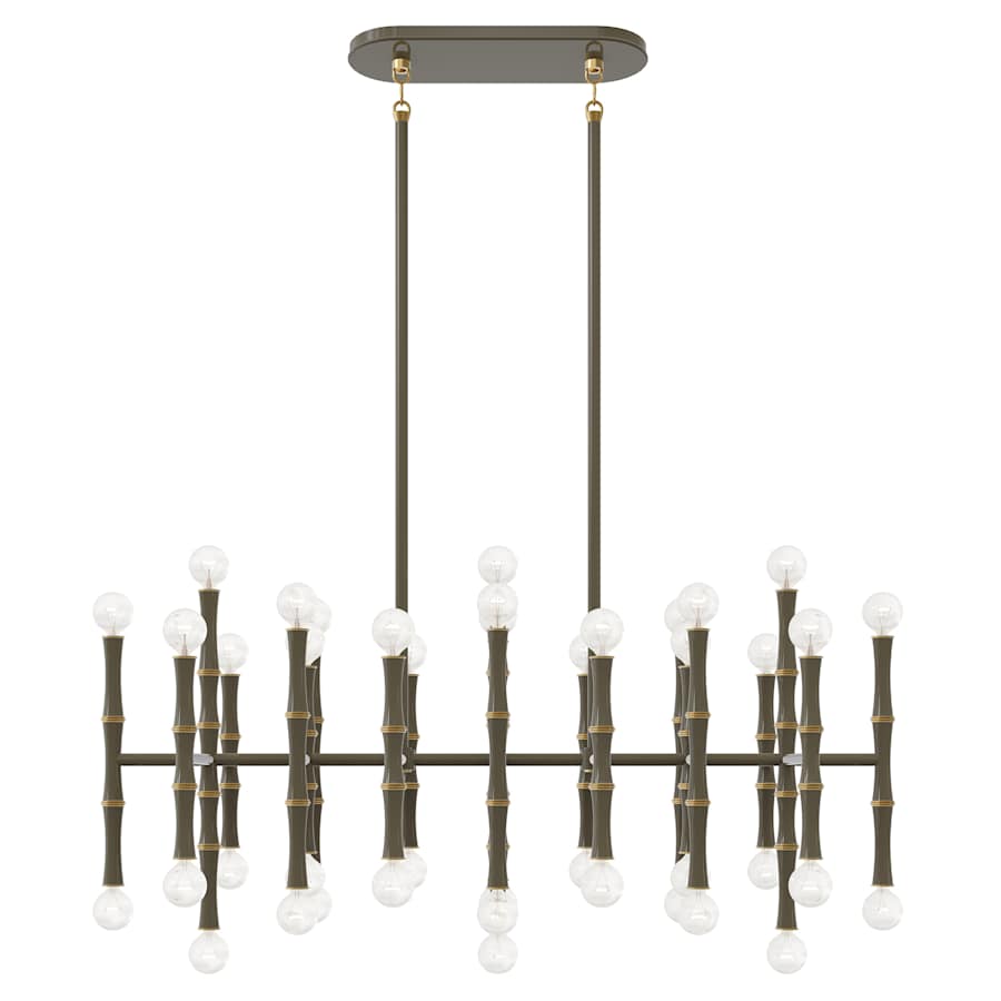 Robert Abbey Kane 42 Light 38" Wide Abstract Chandelier