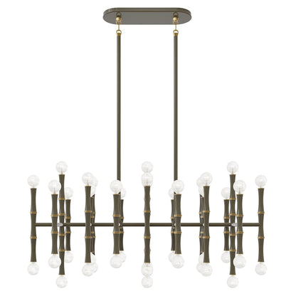 Robert Abbey Kane 42 Light 38" Wide Abstract Chandelier