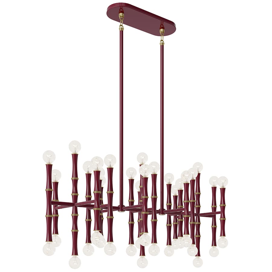 Robert Abbey Kane 42 Light 38" Wide Linear Chandelier