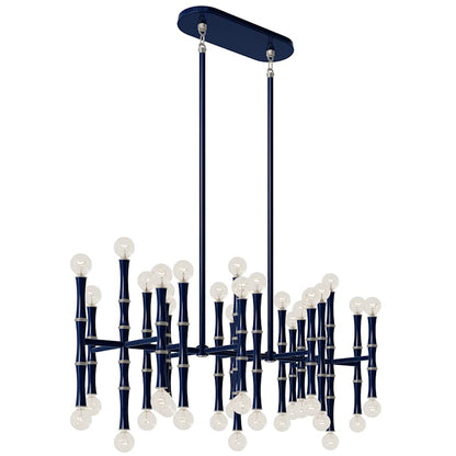 Robert Abbey Kane 42 Light 38" Wide Linear Chandelier