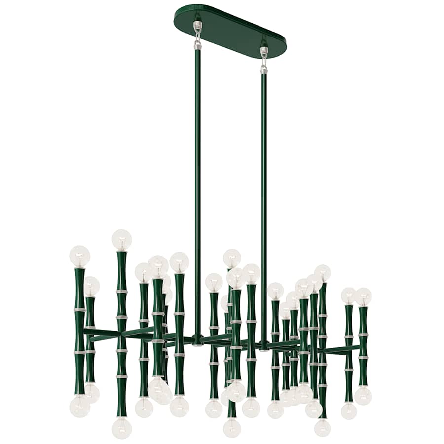 Robert Abbey Kane 42 Light 38" Wide Linear Chandelier