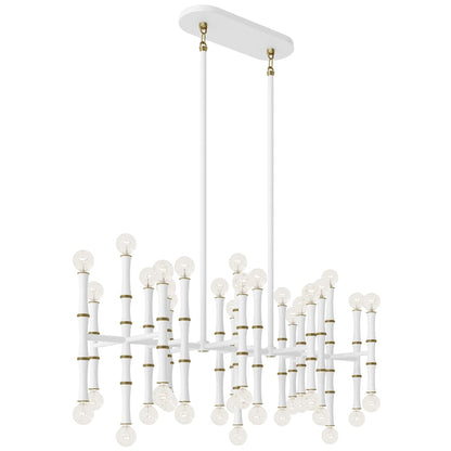 Robert Abbey Kane 42 Light 38" Wide Linear Chandelier