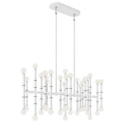 Robert Abbey Kane 42 Light 38" Wide Linear Chandelier
