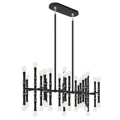 Robert Abbey Kane 42 Light 38" Wide Linear Chandelier