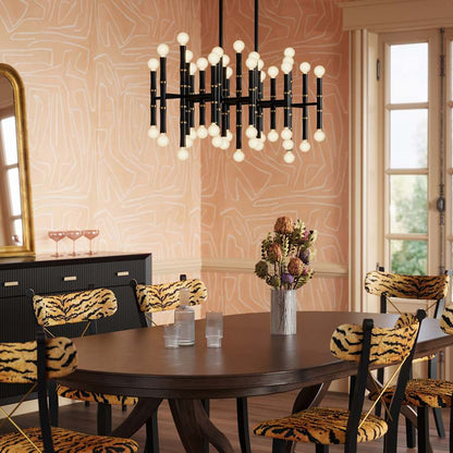 Robert Abbey Kane 42 Light 38" Wide Linear Chandelier