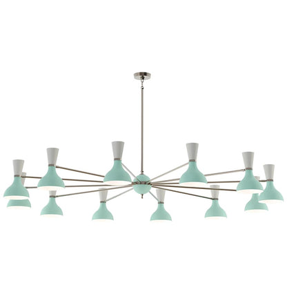 Robert Abbey Clare 12 Light 76" Wide Chandelier