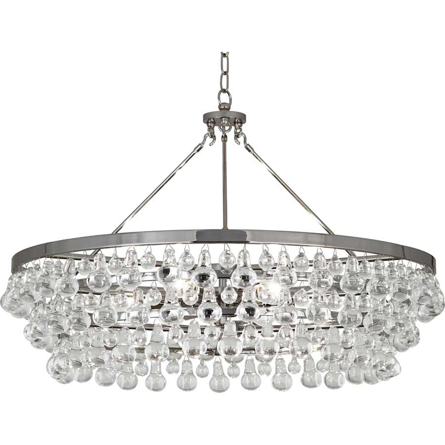 Robert Abbey Bling 6 Light 35" Wide Waterfall Chandelier