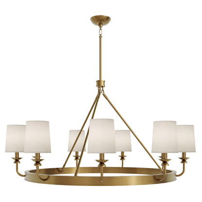 Robert Abbey William 9 Light 49" Wide Chandelier